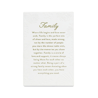 Precious Quotes Plaque by Splosh - Family