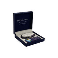 Bramble Bay Collections - Planet Earth Everything That You Are Is Already Enough Silver Charm Bracelet