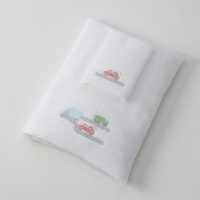 Pilbeam Jiggle & Giggle - Trucking Along Bath Towel & Face Washer Set