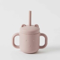 Pilbeam Nordic Kids - Henny Silicone Sippy Cup with Straw - Musk