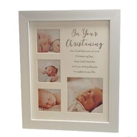 Christening Collage Photo Frame