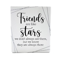 Infinity Message Plaque - Friends