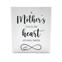 Infinity Message Plaque - Mother