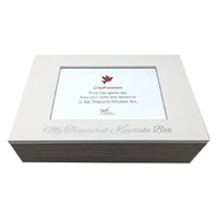 Confirmation Treasured Keepsake Box - White