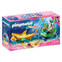 Playmobil Magic - King of the Sea with Shark Carriage