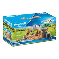 Playmobil Family Fun - Outdoor Lion Enclosure