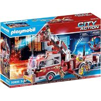 Playmobil City Action - Rescue Vehicles: Fire Engine with Tower Ladder