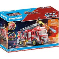 Playmobil City Action - US Fire Truck with Flashing Lights