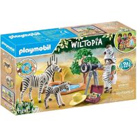 Playmobil Wiltopia - Animal Photographer with Zebras