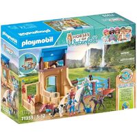 Playmobil Horses of Waterfall - Horse Stall with Amelia and Whisper