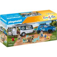 Playmobil Family Fun - Caravan with Car