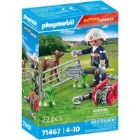 Playmobil Action Heroes - Firefighters Animal Rescue