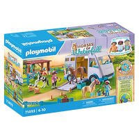 Playmobil Horses of Waterfall - Mobile Horse Riding School