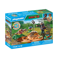 Playmobil Dinos - Stegosaurus Nest with Egg Thief