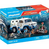 Playmobil Action Heroes - Police Money Transporter