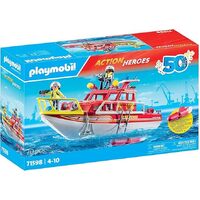 Playmobil Action Heroes - Fire Rescue Boat