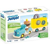 Playmobil JUNIOR - Crazy Donut Truck with Stacking and Sorting Feature