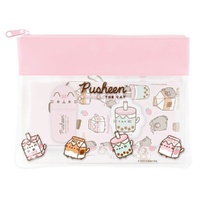 Pusheen Sips - PVC Pouch With Stationery