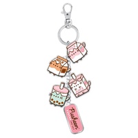 Pusheen Sips - Keyring