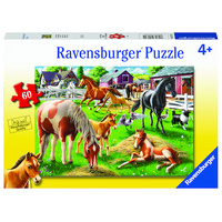 Ravensburger Puzzle 60pc - Happy Horses