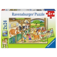 Ravensburger Puzzle 2 x 24pc - Merry Country Life