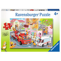 Ravensburger Puzzle 60pc - Firefighter Rescue