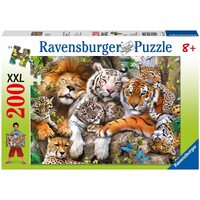 Ravensburger Puzzle 200pc XXL - Big Cat Nap