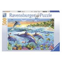 Ravensburger Puzzle 500pc - Dolphin Cove