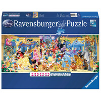 Ravensburger Puzzle 1000pc - Disney Characters Panorama