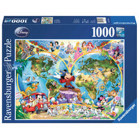 Ravensburger Puzzle 1000pc - Disney World Map