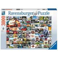 Ravensburger Puzzle 3000pc - National Geographic 99 VW Bulli Moments 