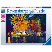 Ravensburger Puzzle 1000pc - Fireworks Over Sydney Australia