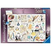 Ravensburger Puzzle 500pc - Crazy Cats Alphabet