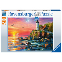 Ravensburger Puzzle 500pc - Lighthouse at Sunset