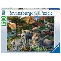 Ravensburger Puzzle 1500pc - Wolves in Spring