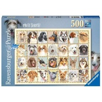 Ravensburger Puzzle 500pc - Mutt Shots!