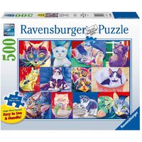 Ravensburger Puzzle 500pc Large Format - Hello Kitty Kat