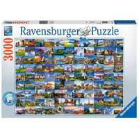 Ravensburger Puzzle 3000pc - 99 Beautiful Places of Europe