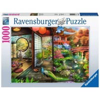 Ravensburger Puzzle 1000pc - Japanese Garden Teahouse