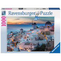 Ravensburger Puzzle 1000pc - Santorini/Cinque Terre