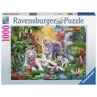 Ravensburger Puzzle 1000pc - White Tiger Family