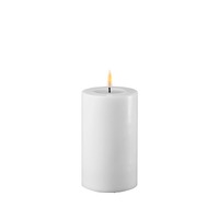 Deluxe Homeart Flameless Candle - White 7.5 x 12.5cm