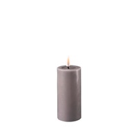 Deluxe Homeart Flameless Candle - Grey 5 x 10cm