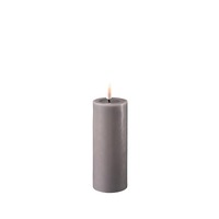 Deluxe Homeart Flameless Candle - Grey 5 x 12.5cm