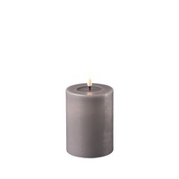 Deluxe Homeart Flameless Candle - Grey 7.5 x 10cm