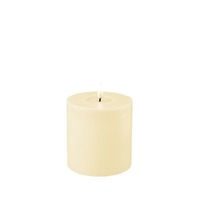 Deluxe Homeart Flameless Candle - Cream 10 x 10cm