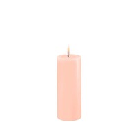 Deluxe Homeart Flameless Candle - Light Pink 5 x 10cm