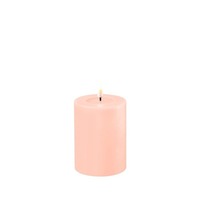 Deluxe Homeart Flameless Candle - Light Pink 7.5 x 10cm