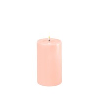 Deluxe Homeart Flameless Candle - Light Pink 7.5 x 12.5cm