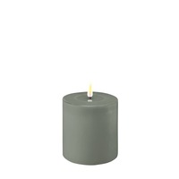 Deluxe Homeart Flameless Candle - Salvie Green 10 x 10cm